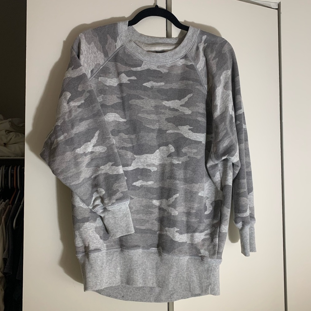 Aerie Camo Crew Sweatshirt